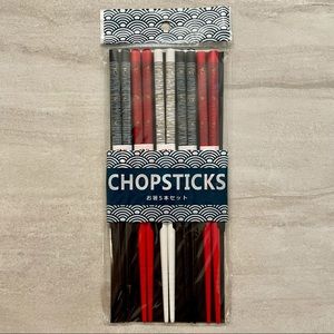Wooden chopsticks (5-pack)